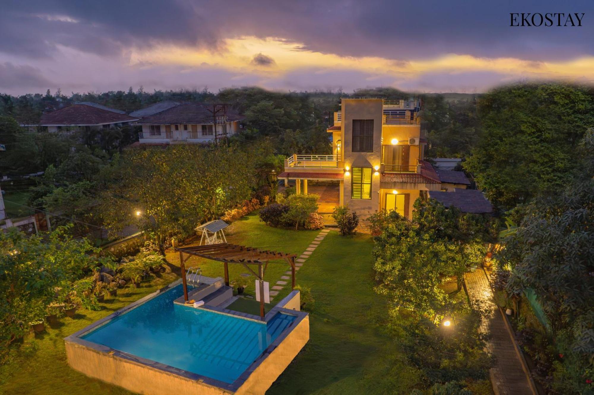 Ekostay Gold - Olive Crest Villa - Spacious Lawn Lonavala Eksteriør billede