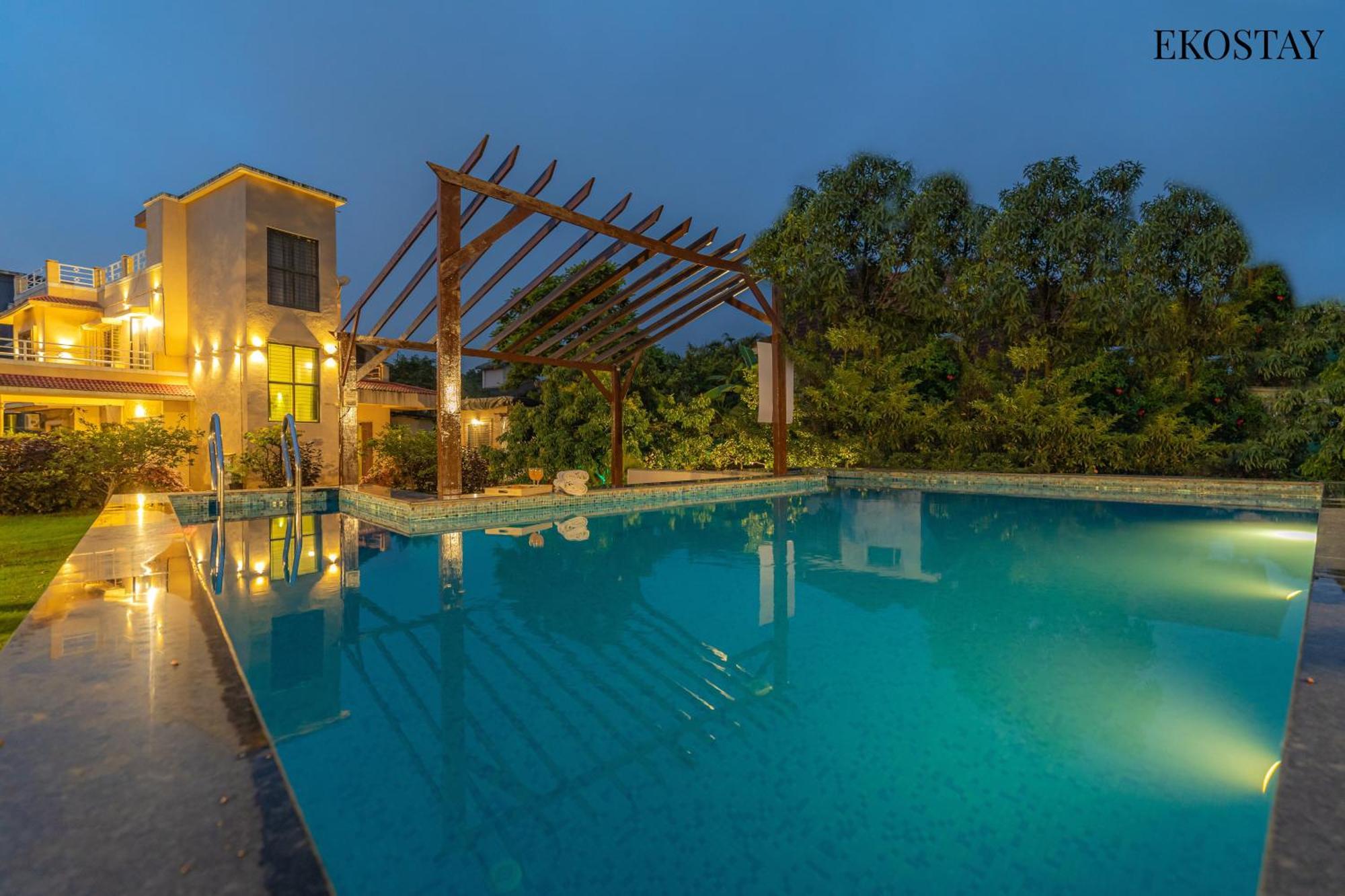 Ekostay Gold - Olive Crest Villa - Spacious Lawn Lonavala Eksteriør billede