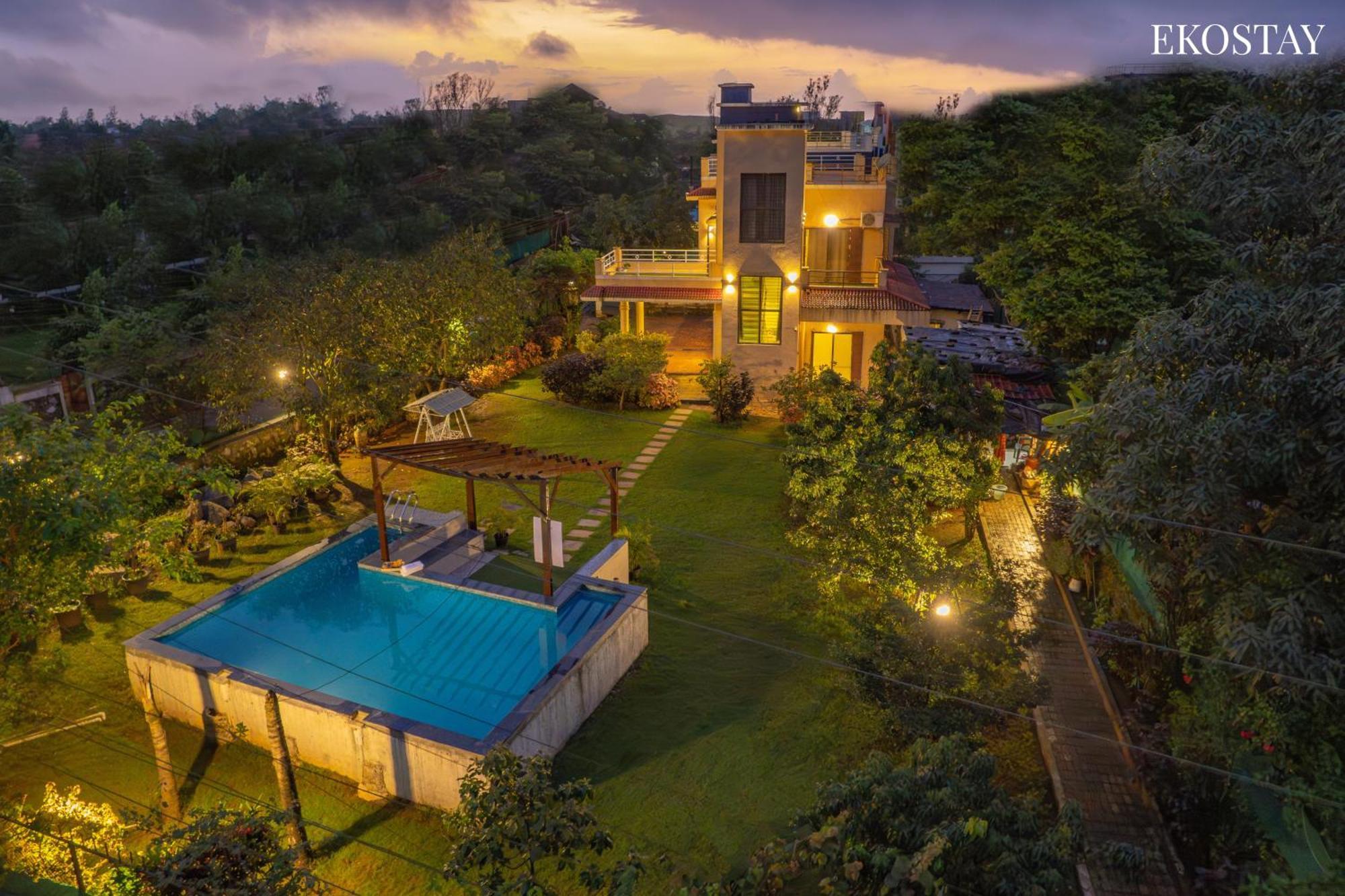 Ekostay Gold - Olive Crest Villa - Spacious Lawn Lonavala Eksteriør billede